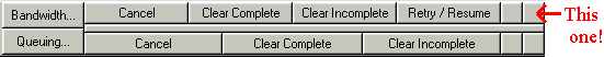 Transfer window buttons; clicking the upper-right one will give you your incoming files directory...